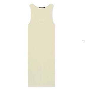 Talentless Women's Modal Tank Dress Mellow Yellow